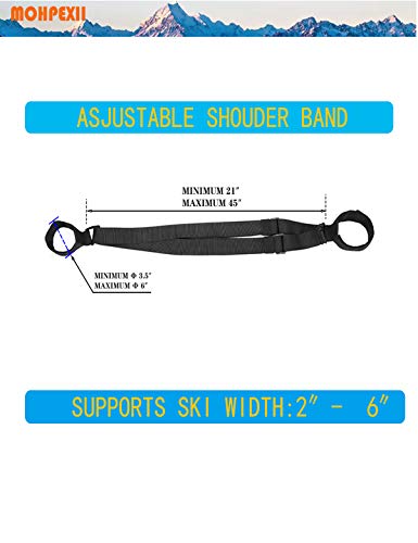 image for MOPHOEXII Ski and Pole Backpack Carrier Strap | Avoid The Struggle and
