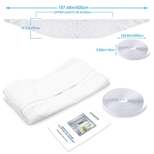 Cinkee 400cm Guarnizione Universale per Finestre