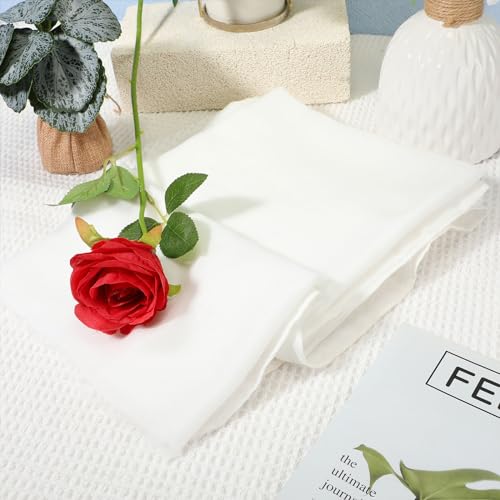 Suhine Saída de praia branca em branco envoltório para tie dye, lenço de verão de algodão completo t