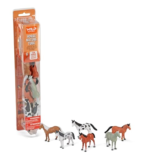 Tube de cheval pour ranger facilement les jouets et figurines de chevaux miniatures de votre enfant