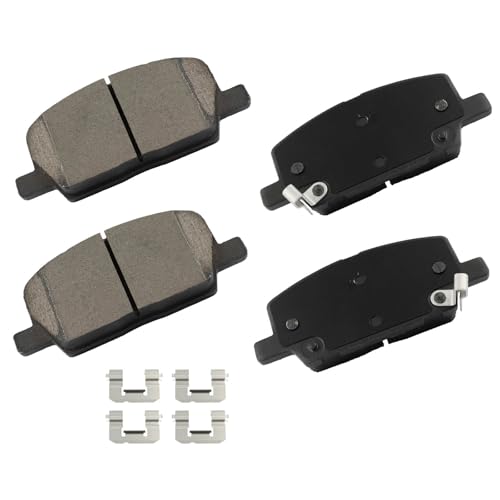Image of cciyu D2019 Front Ceramic Disc Brake Pads Kit For Buick For Encore 2018-2022,For Chevrolet For Trax 2018-2022