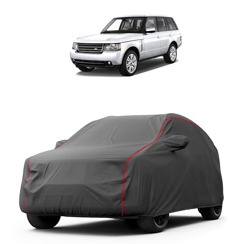 Image of Heavy-Duty Car Cover for Compatible with Land Rover Range Rover Sport (2017 to 2025 All Models) Deluxe Car Protection Cover - Waterproof & UV-Resistant All-Season Exterior Protection