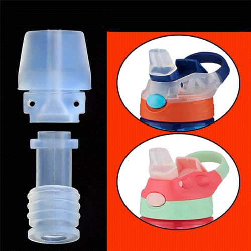 Dogxiong 4 Pack Kids Bottle Replacement Bite Valves Replacement for Contigo Water Bottles Bite Valve Multi-Pack for Silicone Water Bottles Bite Valve Replacement