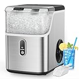 Totnz Nugget Countertop Ice Maker, Chewable Pellet Ice...