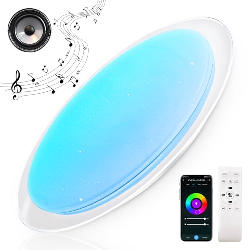 LEDV[OCg 12 AlexaΉ  BluetoothXs[J[ Px F RGBCg   ȃGl rO Ɩ Q/q/Q[[ (5760lm 48W)