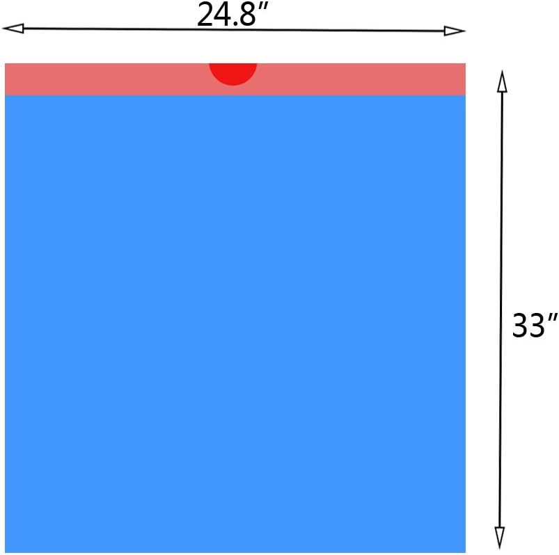 Fiaze 13 Gallon Drawstring Trash Bags, 200 Counts (Blue)