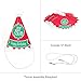 Big Dot of Happiness Elf Squad - Cone Happy Birthday Party Hats for Kids and Adults - Set of 8 (Standard Size)