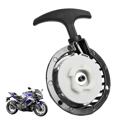 RowGlow Lanceur DéMarreur 49cc 47cc Easy Start, Lanceur Demarreur En Alliage D'Aluminium Pour 40/44-6 2 Temps Mini Moto Chopper Pocket Bike Quad Atv Avec Vis...