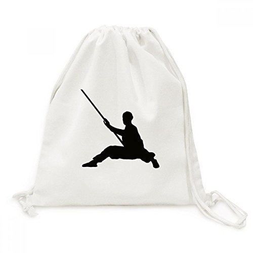 Sac à dos cordon Shaolin léger en toile pour éviter l'encombrement