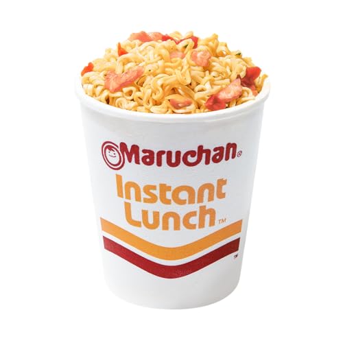 Image of Maruchan Instant Lunch Ramen Noodles, Hot & Spicy Shrimp Flavor - Japanese-Style Instant Noodle Soup, Easy Meal Ready in 3 Minutes - 2.25 Oz., (Pack of 24)