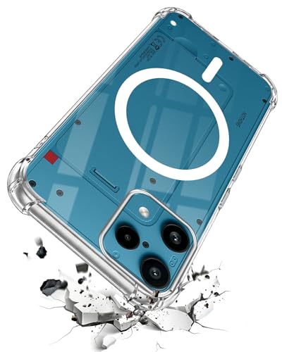 Image of Jkobi Shockproof Crystal-Clear Back Cover for Nothing Phone 3A Lite (Magsafe Wireless Support | Drop & Camera Protection | Hard Polycarbonate)