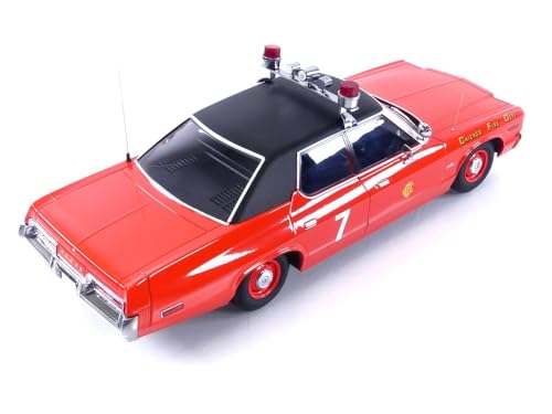 Kk Scale Models - DOD Monaco Chicago Fire Dept 1974 1:18 miniatura 5