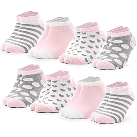 Occulto Calcetines Cortos de Algodón para Niño y Niña (8 Pares) Cover