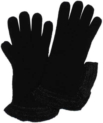 Never2Late Women's Glitz Ruffle Trim Glove