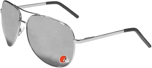 Miniatura 2 de Siskiyou Sports NFL unisex Aviator Sunglasses plateado,Gris,https://www.amazon.com/dp/undefined