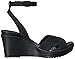 Crocs Women's Leigh II Cross-Strap Ankle Wedges, Black/Black, 4 Women