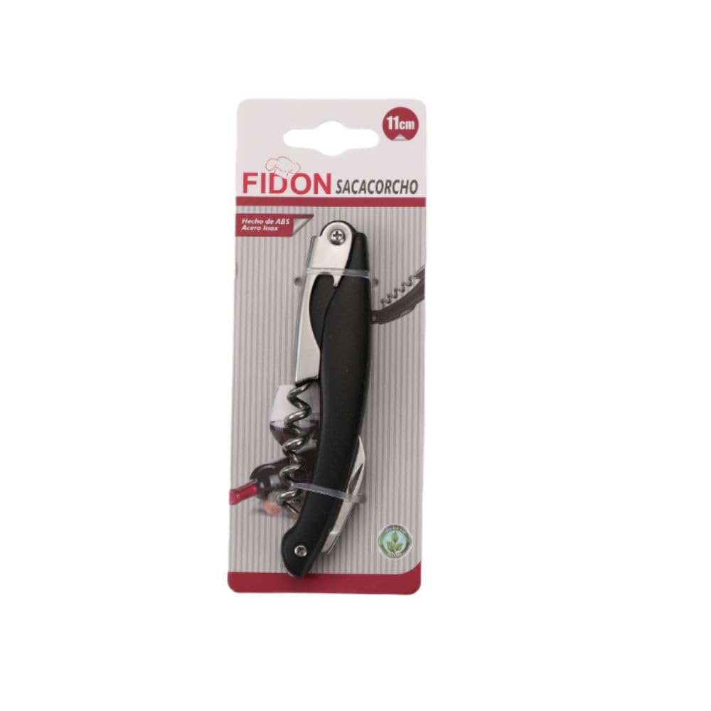 Sacacorchos profesional abridor de botellas de vino con cortador de papel de aluminio, llave de vino para camareros, servidores, cantineros, sumilleres y amantes del vino