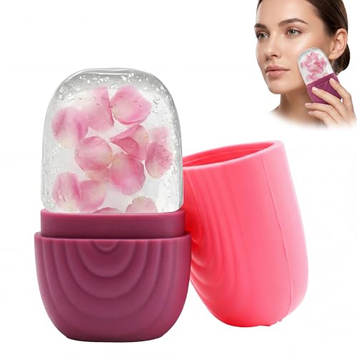 Silicone Facial Ice Roller for Face and Eye Puffiness, Reusable I...