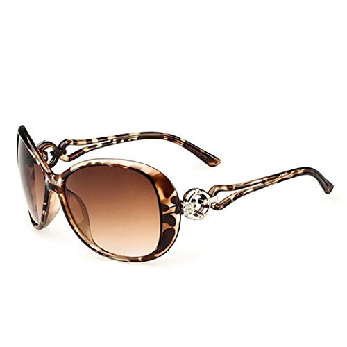 Idomeo Women Fashion Oval Shape UV400 Framed Sunglasses