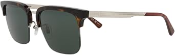 Gucci mens Square/Rectangle Square Sunglasses
