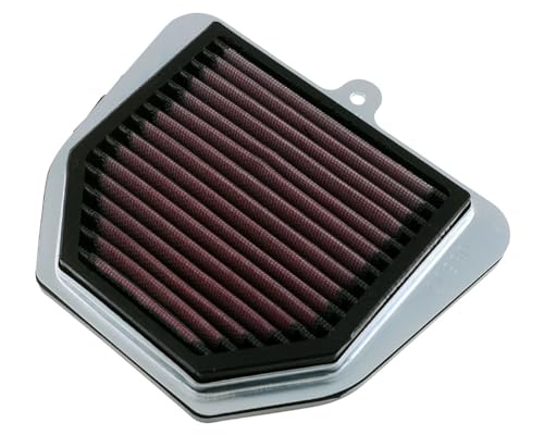 K&N YA-1006 Motorrad K&N Tausch-Luftfilter, Rot