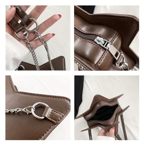 Sac à dos étoile en cuir PU : le sac clouté compact pour libérer vos mains