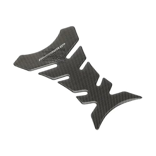 Autocollant de réservoir de moto universel aspect carbone 3D