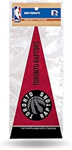 Miniatura 5 de Rico Industries Juego de mini banderines de la NBA de 4 x 9 pulgadas (incluye 8 piezas)