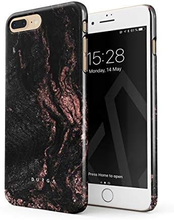 Amazon Com Burga Phone Case Compatible With Iphone 7 Plus 8 Plus Copper Wood Rose Gold Marble Cute Case For Girls Thin Design Durable Hard Shell Plastic Protective Case Cell Phones Accessories