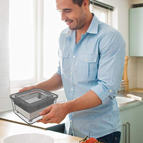 TOFIIGREM Tofu Press - Grey Tofu Presser Easily Removes Water from Tofu for Better Texture and Taste - Thumbnail 5