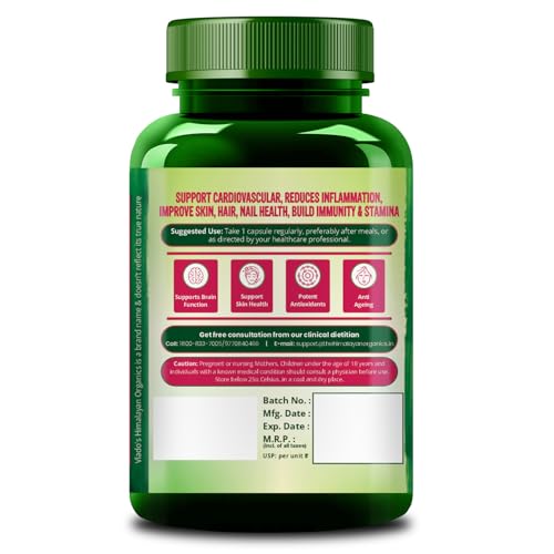 Image of Vlado's Himalayan Organics Resveratrol 255mg with Grape Seed Extract Supplement - 10 Veg Capsules