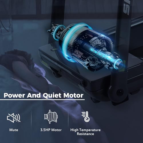 Image of Portable Electric Treadmill for Home Fitness