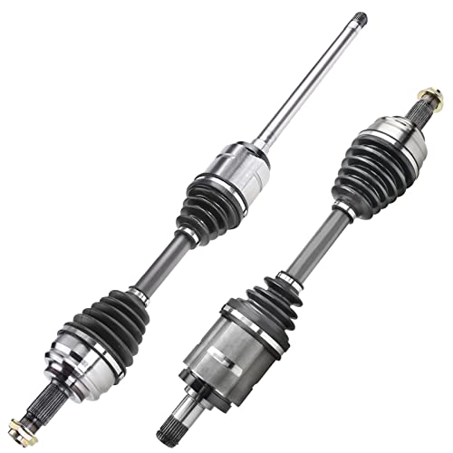 Frankberg 2x Arbre de Transmission sans bague ABS Essieu Avant Gauche Droite Compatible avec X5 E53 3.0d 3.0i 4.4i 4.6is 4.8is 2.9L-4.8L 2000-2006 Remplacer# 31607505006