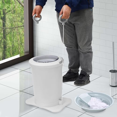 CNCEST Dehydrator, Manual Dehydrator, Manual Clothes Dryer Portable Mini Dryer,Manual Clothes Dehydrator (White)
