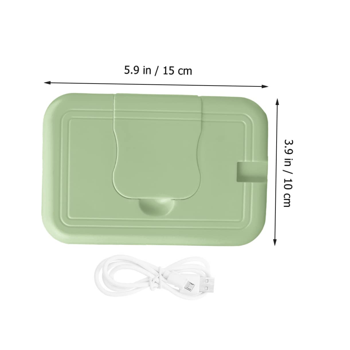 RORPOIR Infant Heater Baby Wipe Warmer Portable Wet Tissue Dispenser Warmth Control for Indoor Use Green