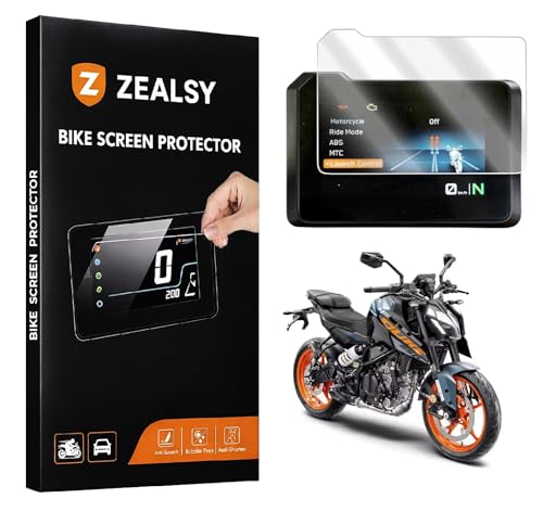 Image of Digital Meter Screen Guard Compatible For KTM Duke 250 Gen 3 | Edge to Edge TFT Display Protector