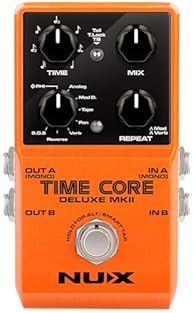 Full stereo or mono signal path True or buffered bypass options 7 distinct delay types 40 second looper function USB-C port for firmware updates Power supply - 9Vdc power adaptor (Required/not supplied)
