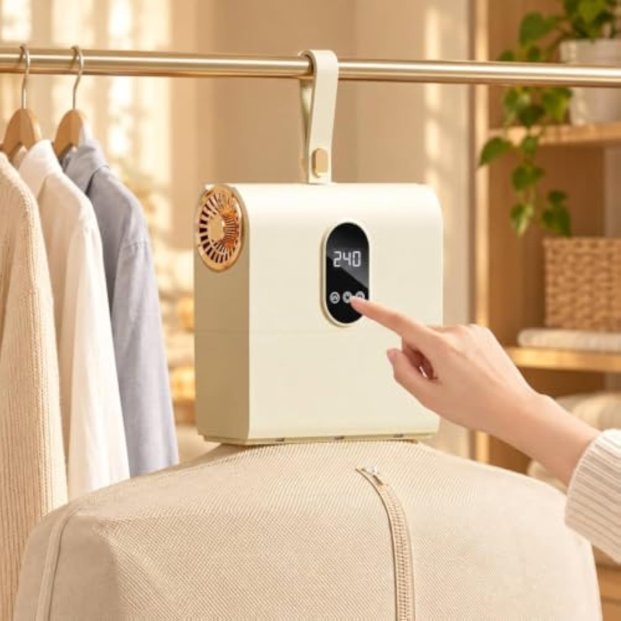 Foldable Portable Clothes Dryer with Adjustable Timer