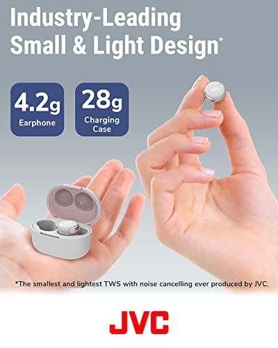 JVC HA-Z330T-P, Compact True Wireless Earphones, Active Noise Cancelling, Lightweight, Stylish Design, BT 5.2 - Image 3
