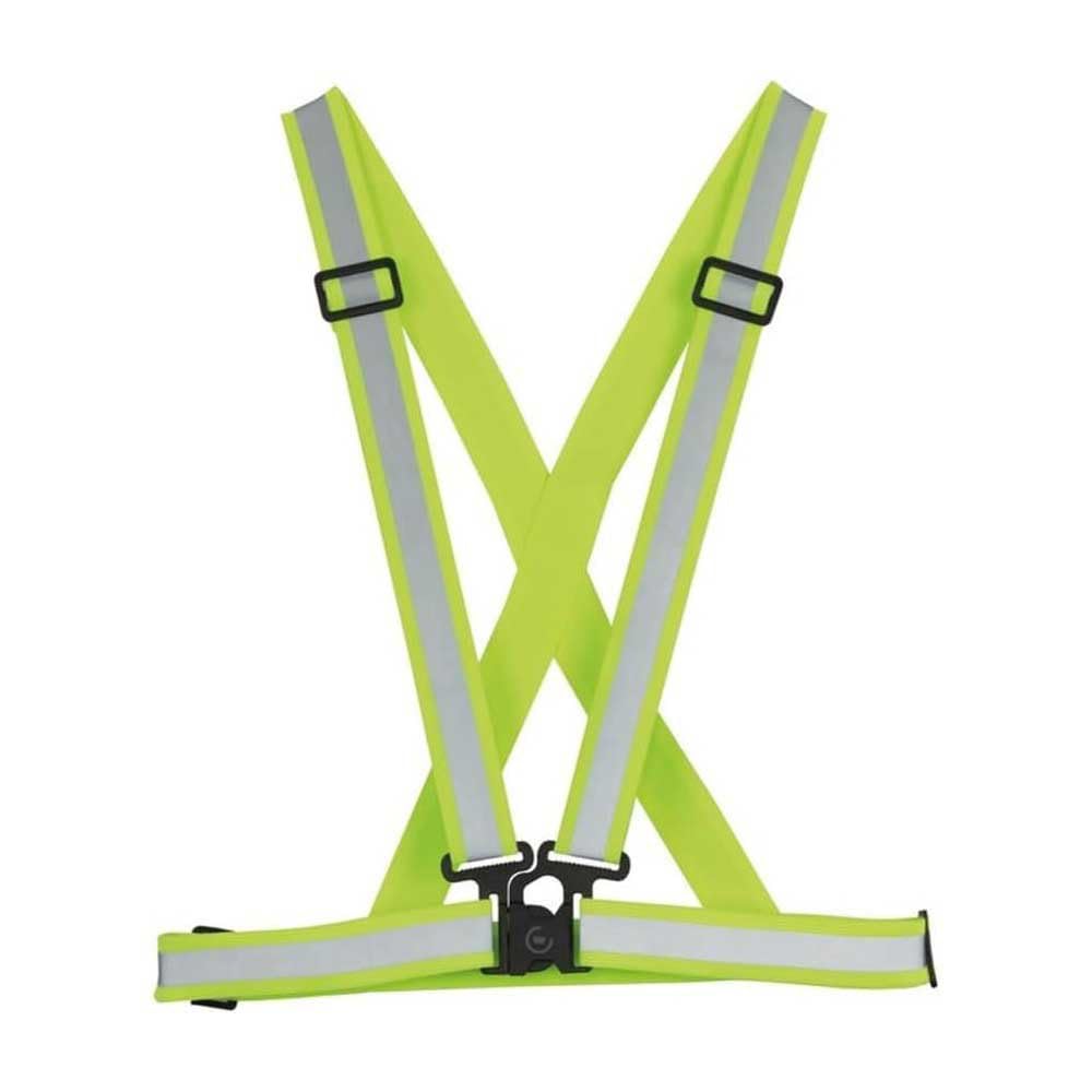 WOWOW Correa Reflectante para Cross Belt Amarilla elástica Ajustable