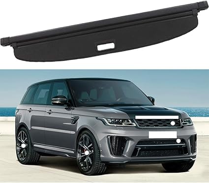 Dklima Retractable Rear Trunk Parcel Shelf For Land Rover Range Rover Sport 2014 2021, Curtain Shelves Luggage Cargo Shield Cover Auto Shelves Organizer
