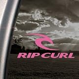 Rip Curl - Adhesivo rosa para tabla de surf o patinaje, para ventana de camión, color rosa