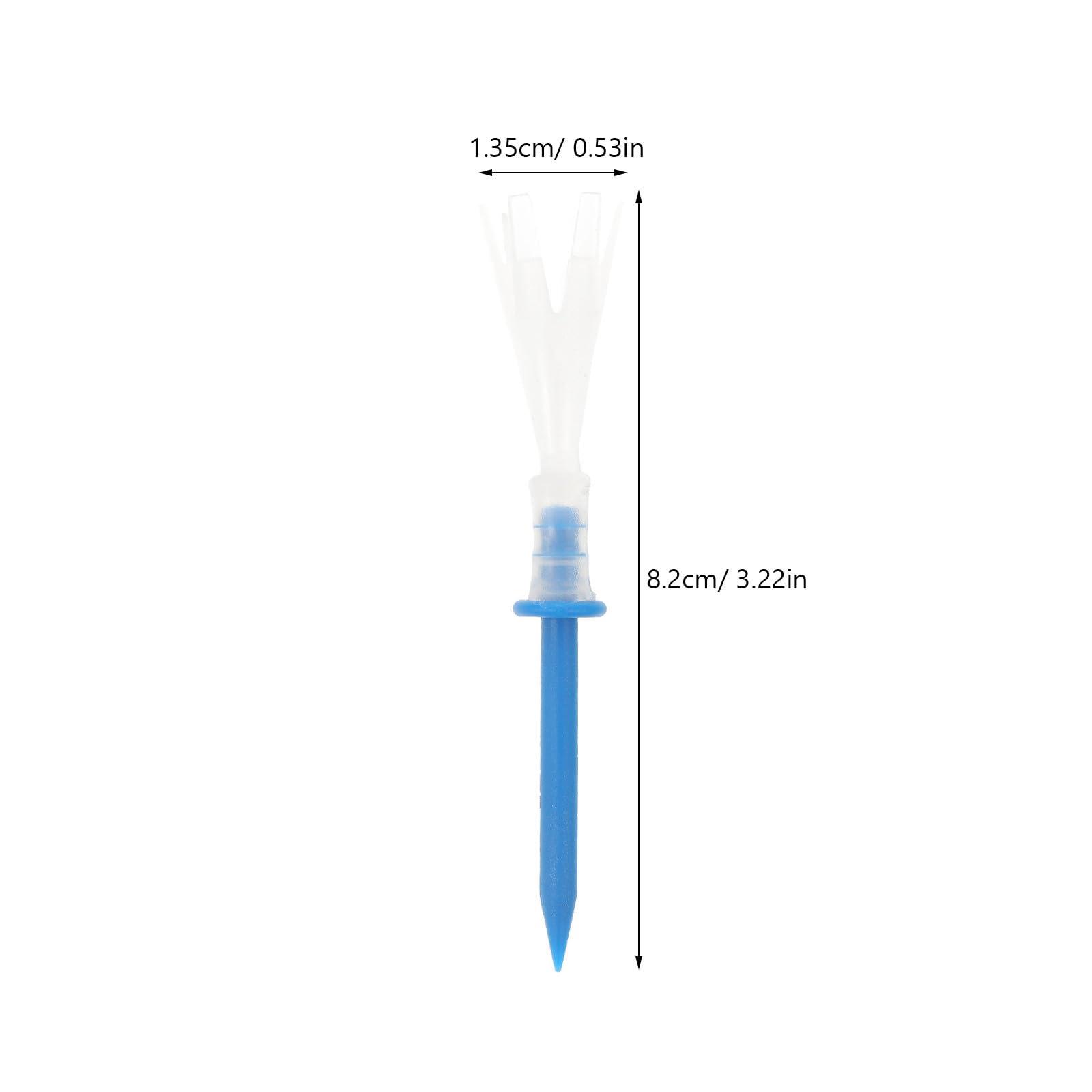Abaodam Tees de Golf pour Drives Plus Droits en Plastique Incassables Lot de 16 Swing Constant, Tees de Golf Réutilisables Couleur Aléatoire pour Practice et