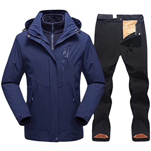 Combinaison de ski homme et ensemble de snowboard chaud veste et pantalon