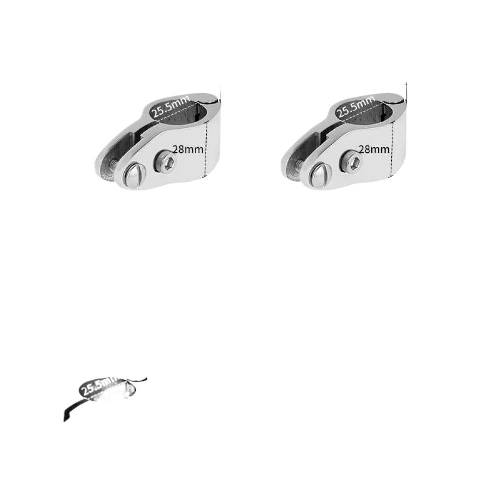 8PCS 316 In Acciaio Inox Barca Jaw Slide Bimini Raccordi 22mm 25mm 30mm 32mm Marine Hardware Accessori Per Barche(25mm x8pcs)