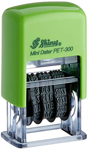 Shiny Pet-300 Self-Inking Date Stamp (3.8Mm Character Height) #TOP1