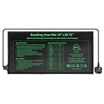 RC SLL Seedling Heat Mat 10" x 20.75",Waterproof Plant Hydroponic Heating Mat for Seed Starting,Plant Germination and Reptile with Power-Off Protection (1 Pack)