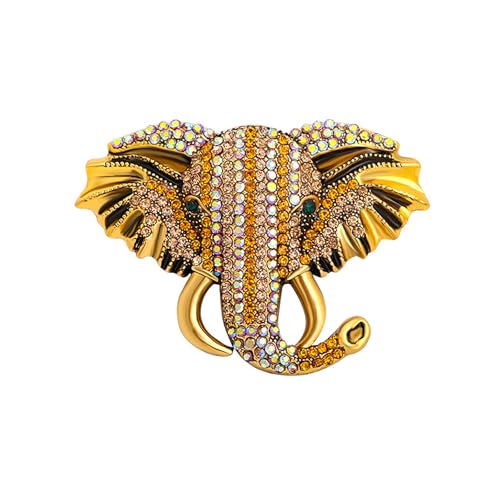 Image of Animal Brooch for Men Vintage Metal Wildlife Lapel Pin Suit Jacket Badge Fashion Accessories for Men