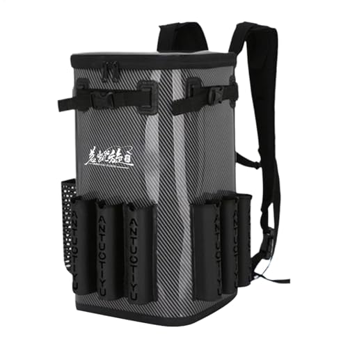 Sac à dos de pêche avec porte-canne grand sac de rangement