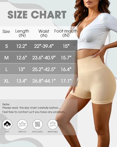Image of Seamless Tummy Control Shorts High Waisted Shapewear Sculpting Shorts Smoothing Underwear for Women